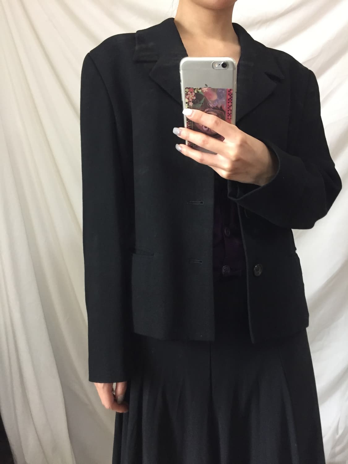 COMME des GARÇONS 블랙 울 블레이저 상품이미지7