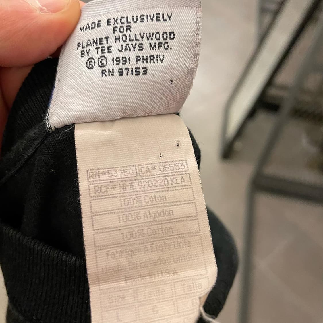 90s PLANET HOLLYWOOD 라운드넥 상품이미지5