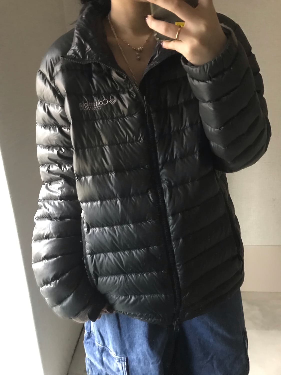 콜롬비아 딥카키 경량패딩 상품이미지5