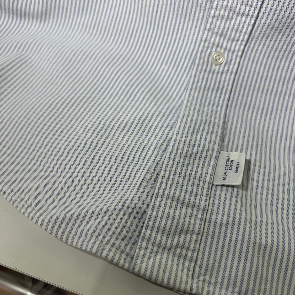 L 폴로 랄프로렌 커스텀핏 포니로고 스트라이프 옥스퍼드 셔츠 상품이미지5
