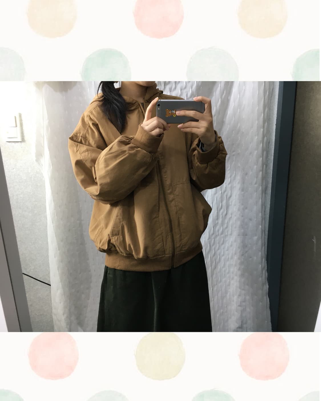 사만사모스 카멜 후드 자켓 상품이미지2