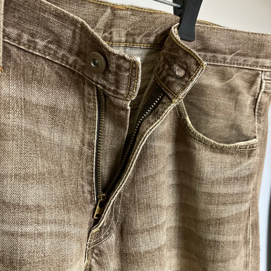 (00‘s) 리바이스 502 레드브라운 워싱 데님 청바지 상품이미지3