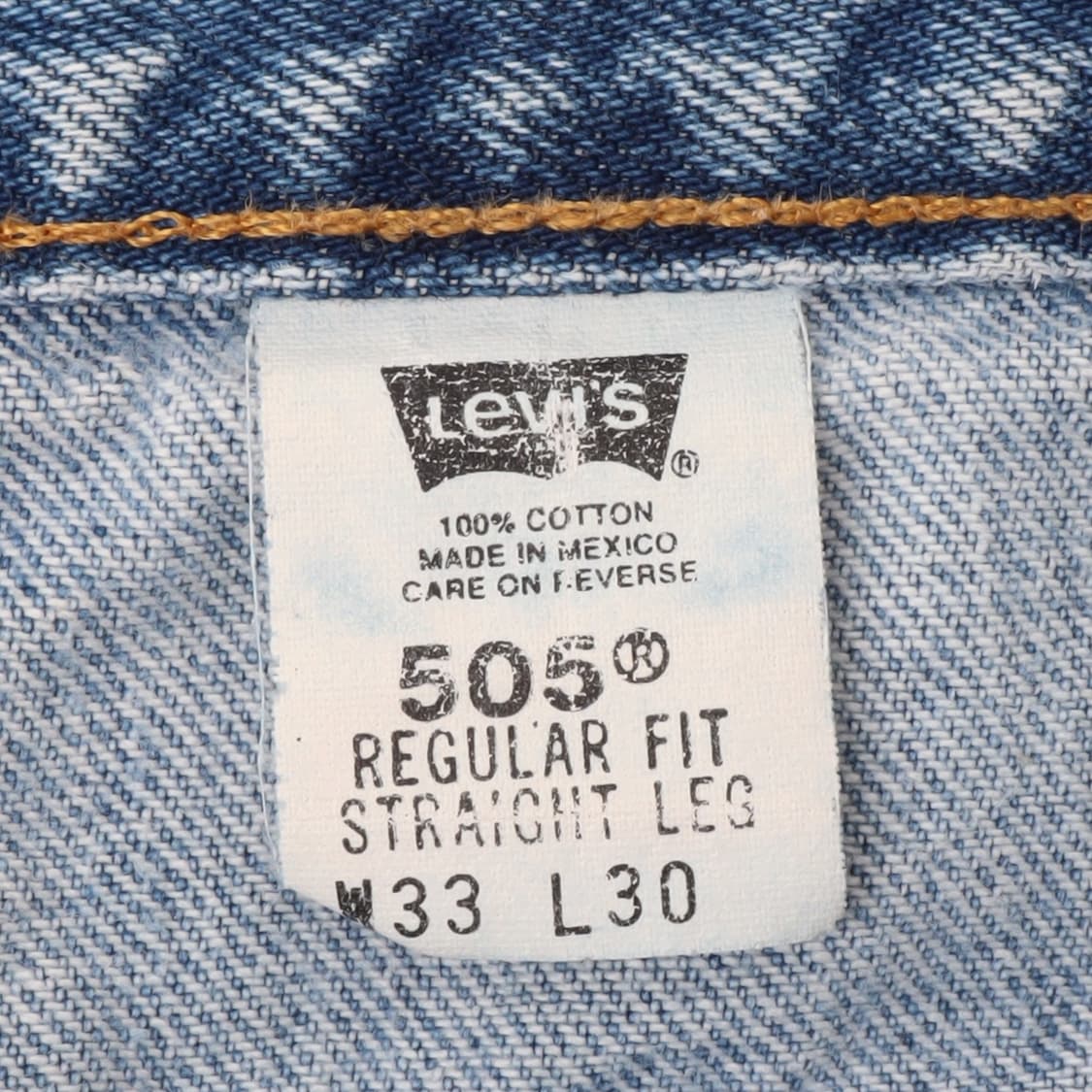 리바이스 505 레귤러핏 스트레이트 레그 데님팬츠 상품이미지8