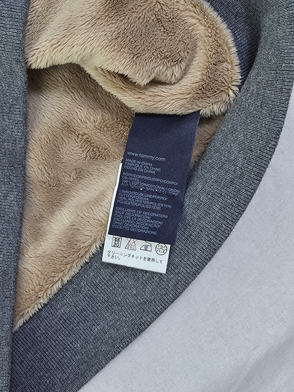 타미힐피거 퍼 후드 집업 일본빈티지 상품이미지10