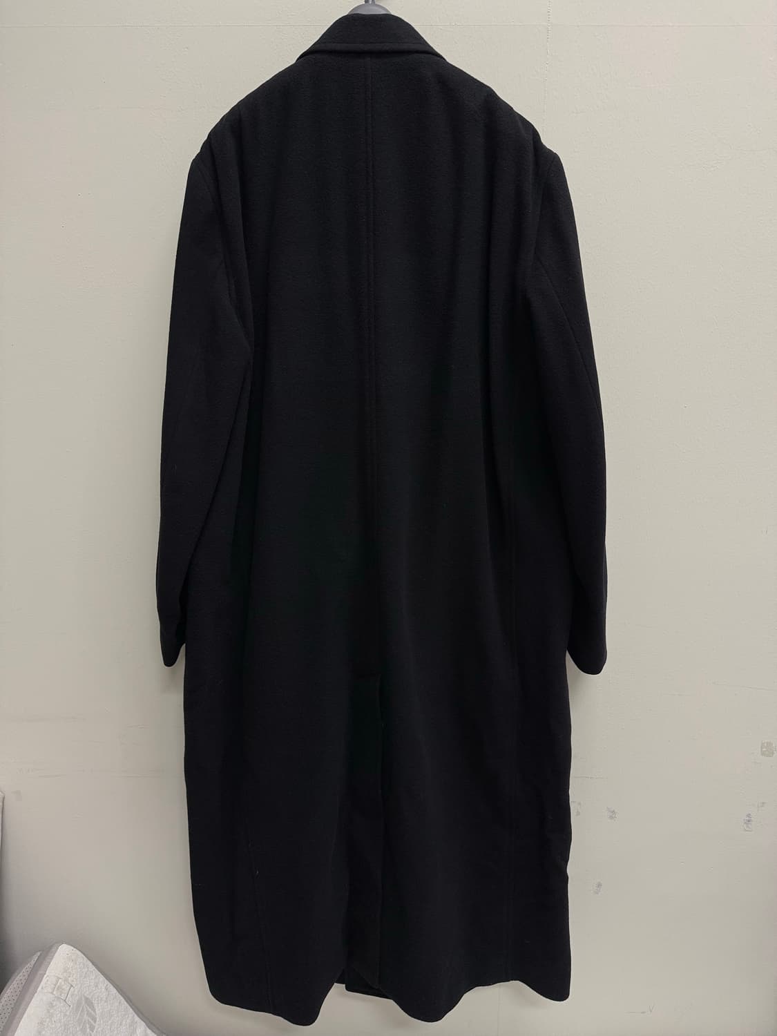 오라리 슈퍼 파인 울 모저 체스터필드 코트 블랙 - 24AW 상품이미지2