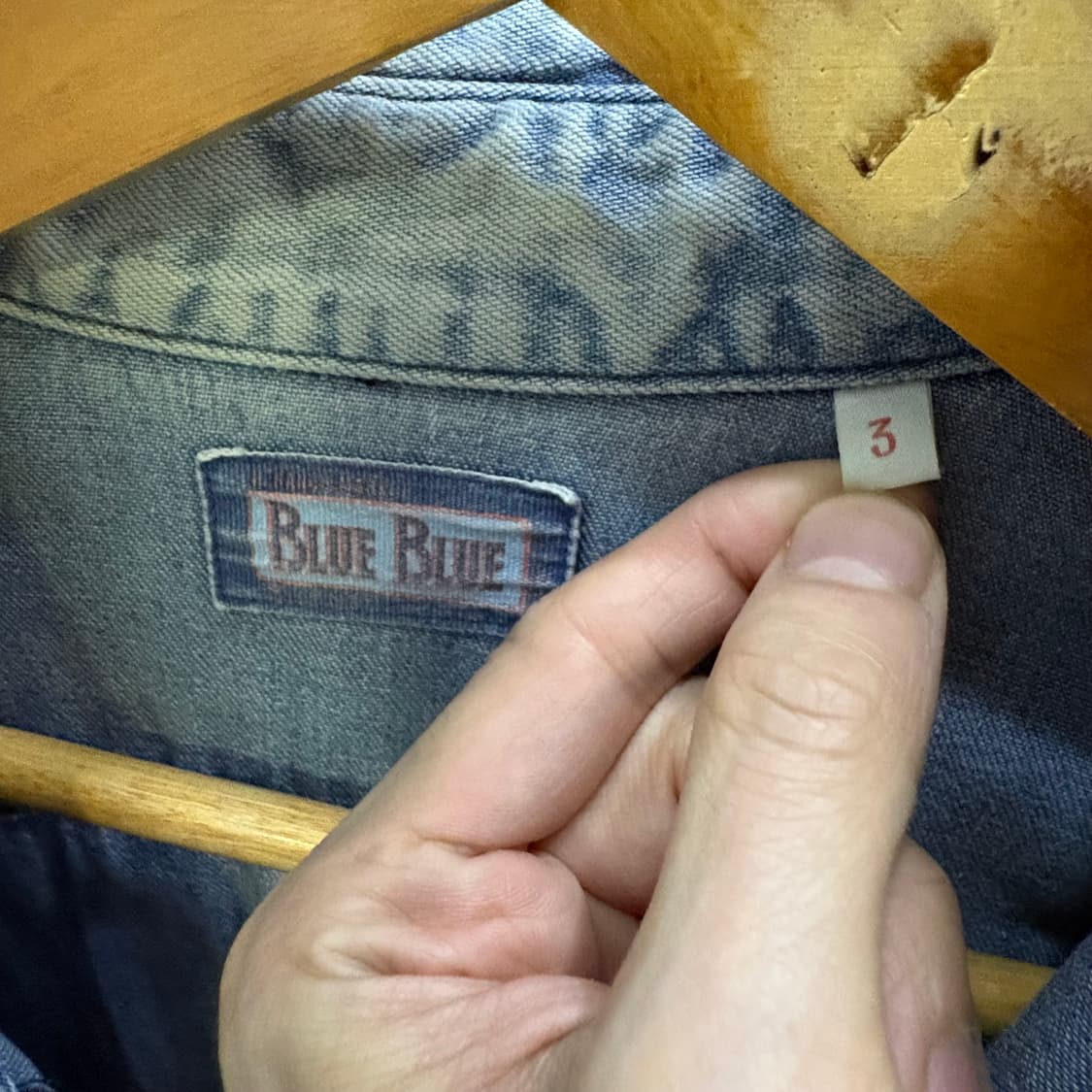 [3] blueblue 블루블루재팬 웨스턴 데님셔츠 상품이미지4