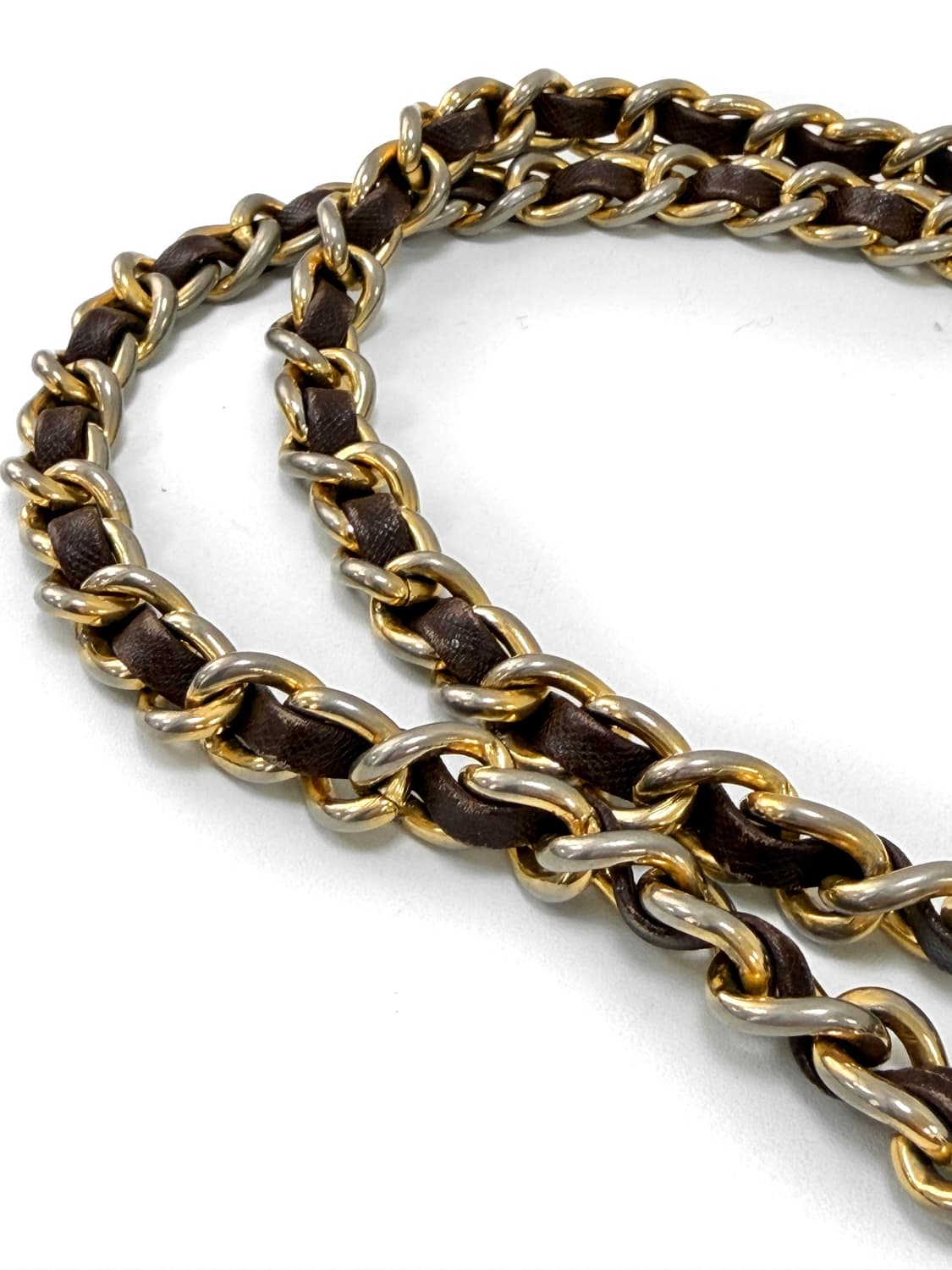 프라다 나일론 퀼팅 체인 숄더백 브라운 상품이미지6