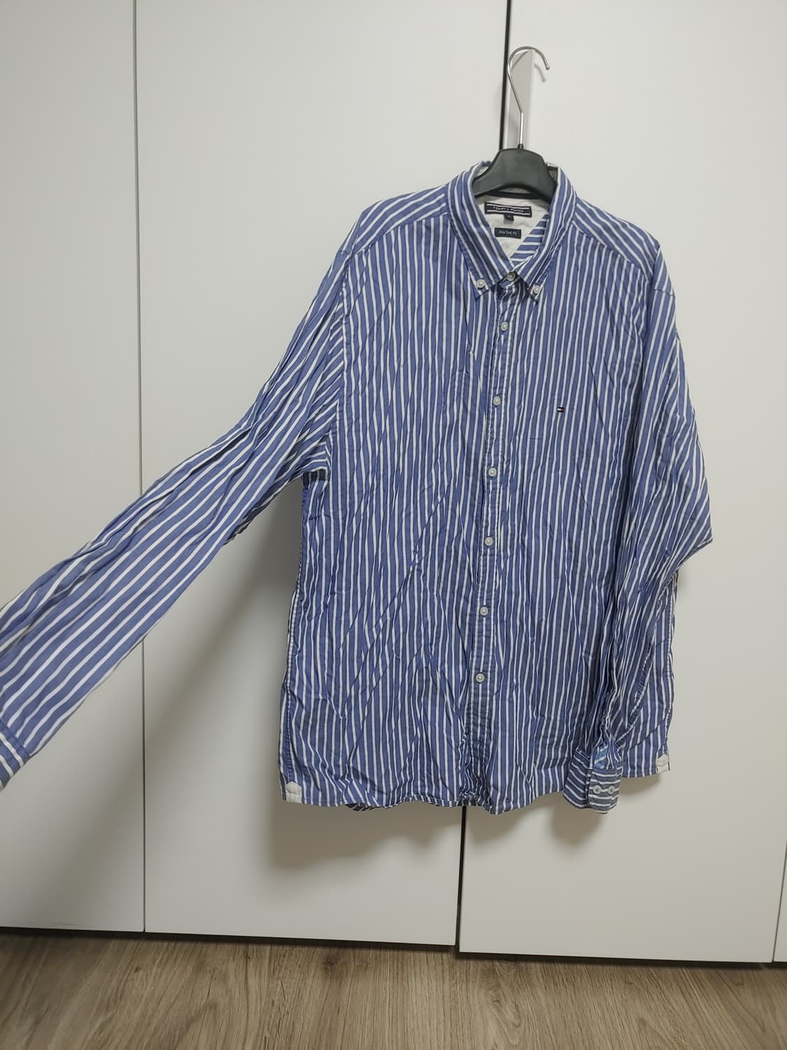 타미힐피거 남성 스트라이프 남방-XL사이즈 상품이미지4