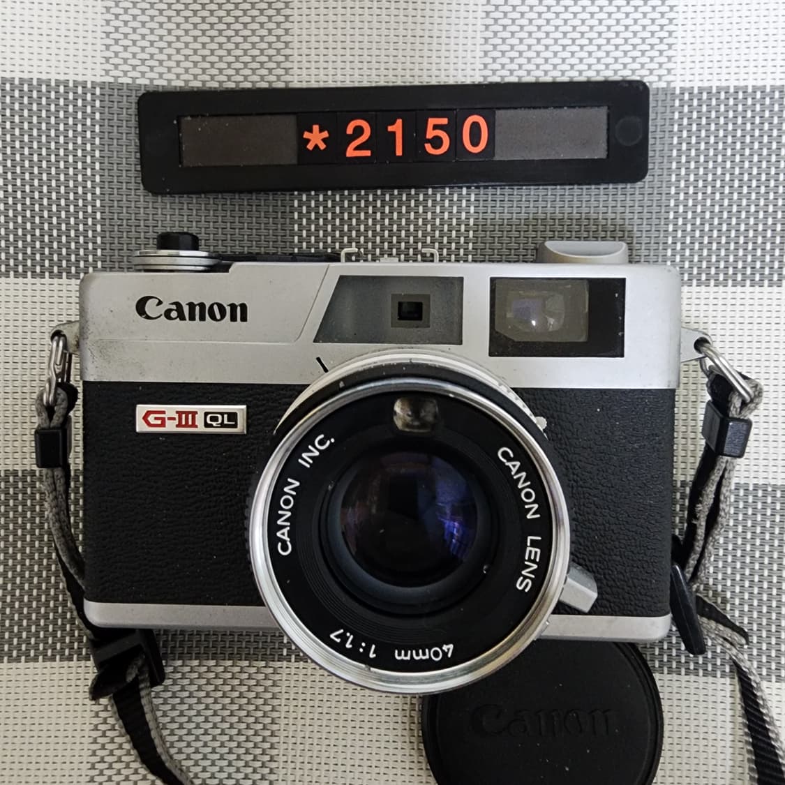 캐논 G3 캐논넷 QL 17 필름카메라 상품이미지1