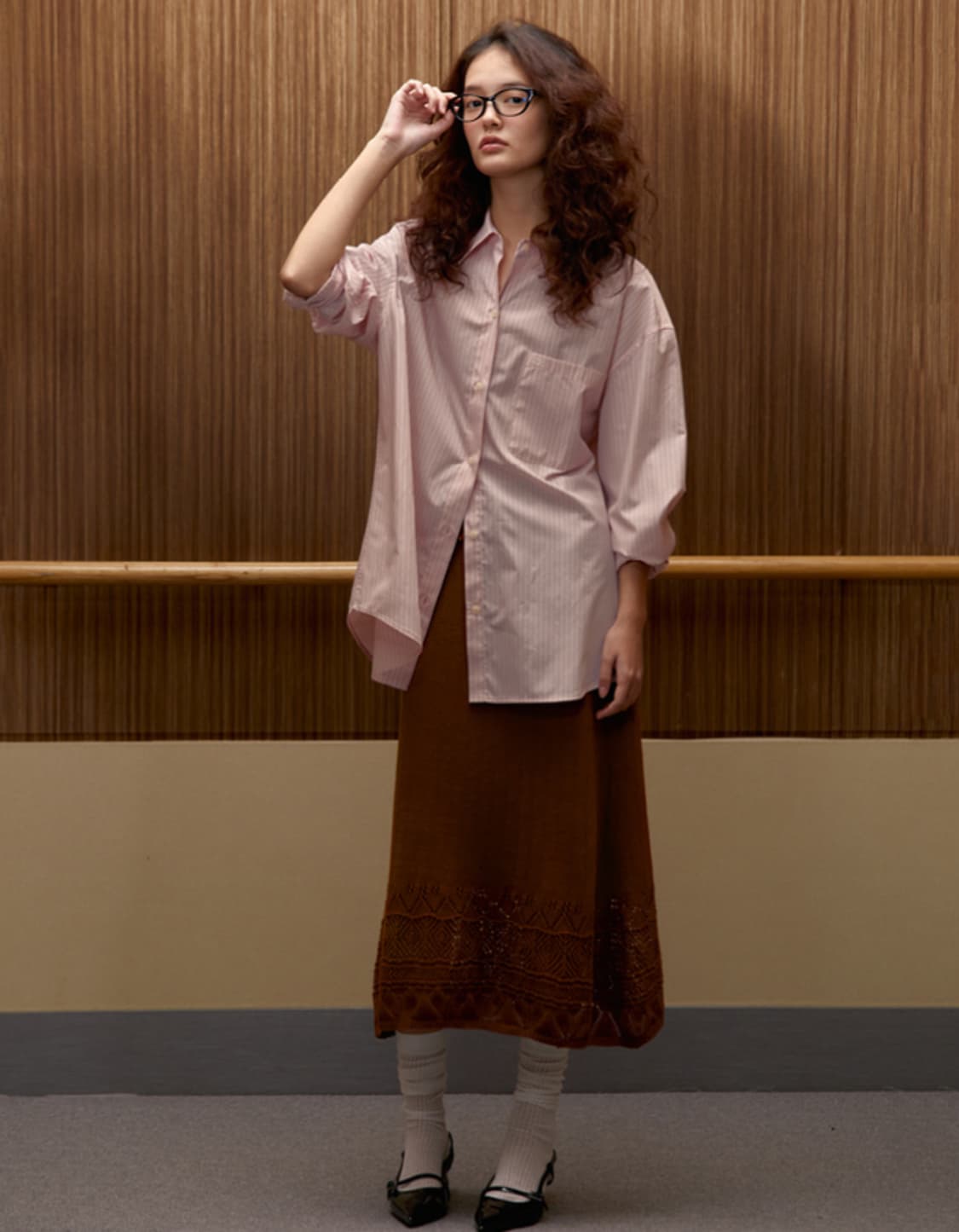 시엔느 에밀리 스트라이프 셔츠 상품이미지1