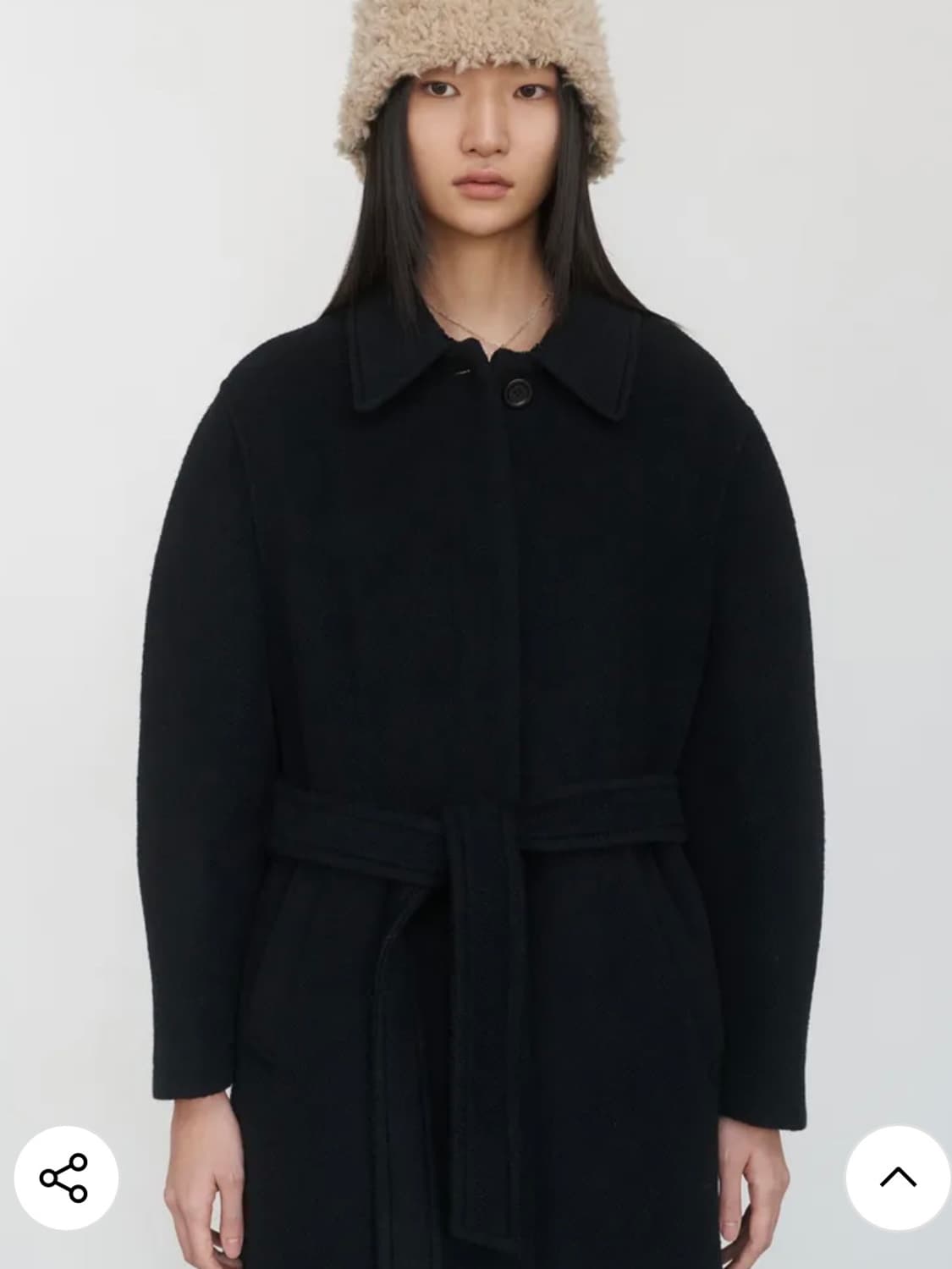 아모멘토 HOURGLASS LONG COAT 상품이미지4