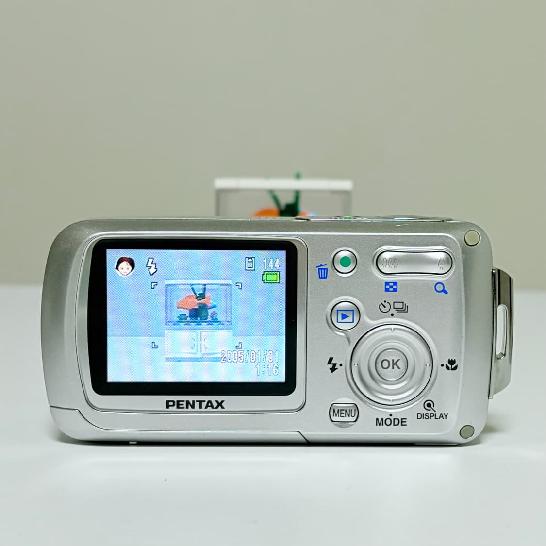 작례있음! 새상품급🩷 Pentax Optio WP 핑크🫧 상품이미지4