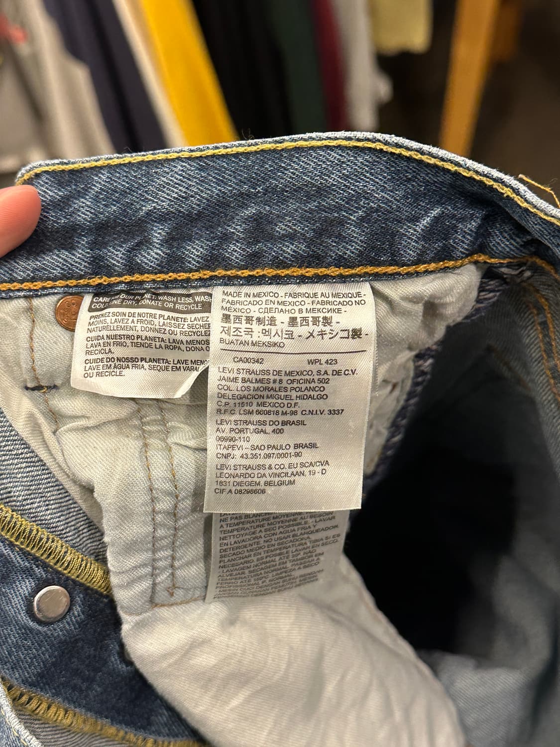 리바이스 501 W31 L32 상품이미지4