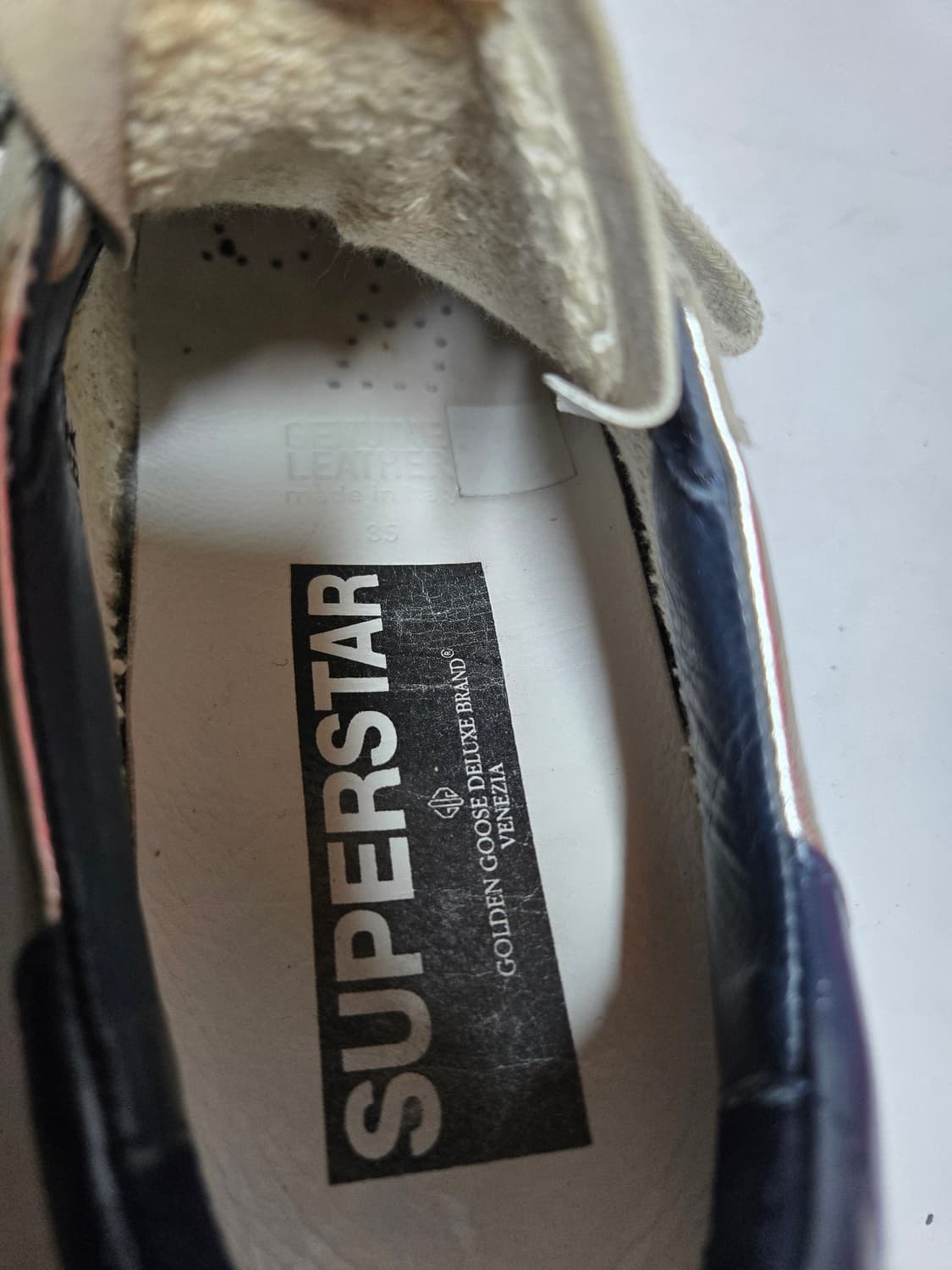 골든구스 GGBD/SSTAR 실버 스니커즈35 225mm 상품이미지9