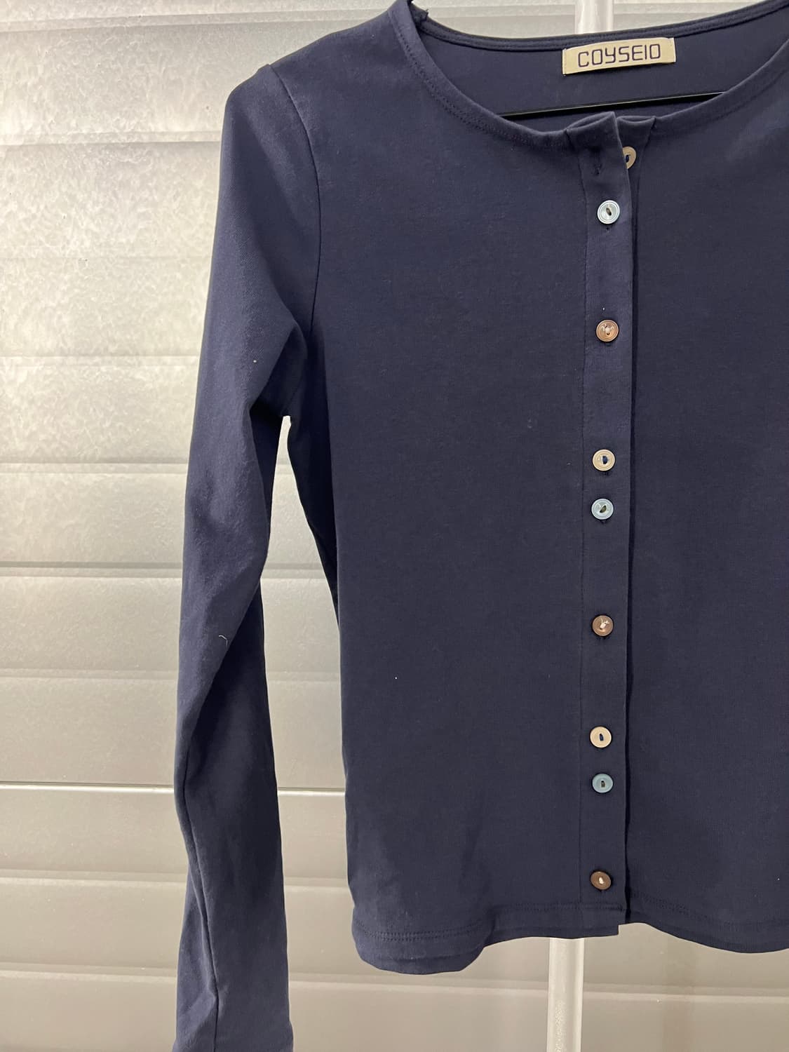 코이세이오 COYSEIO 엣지 네이비 가디건 상품이미지3