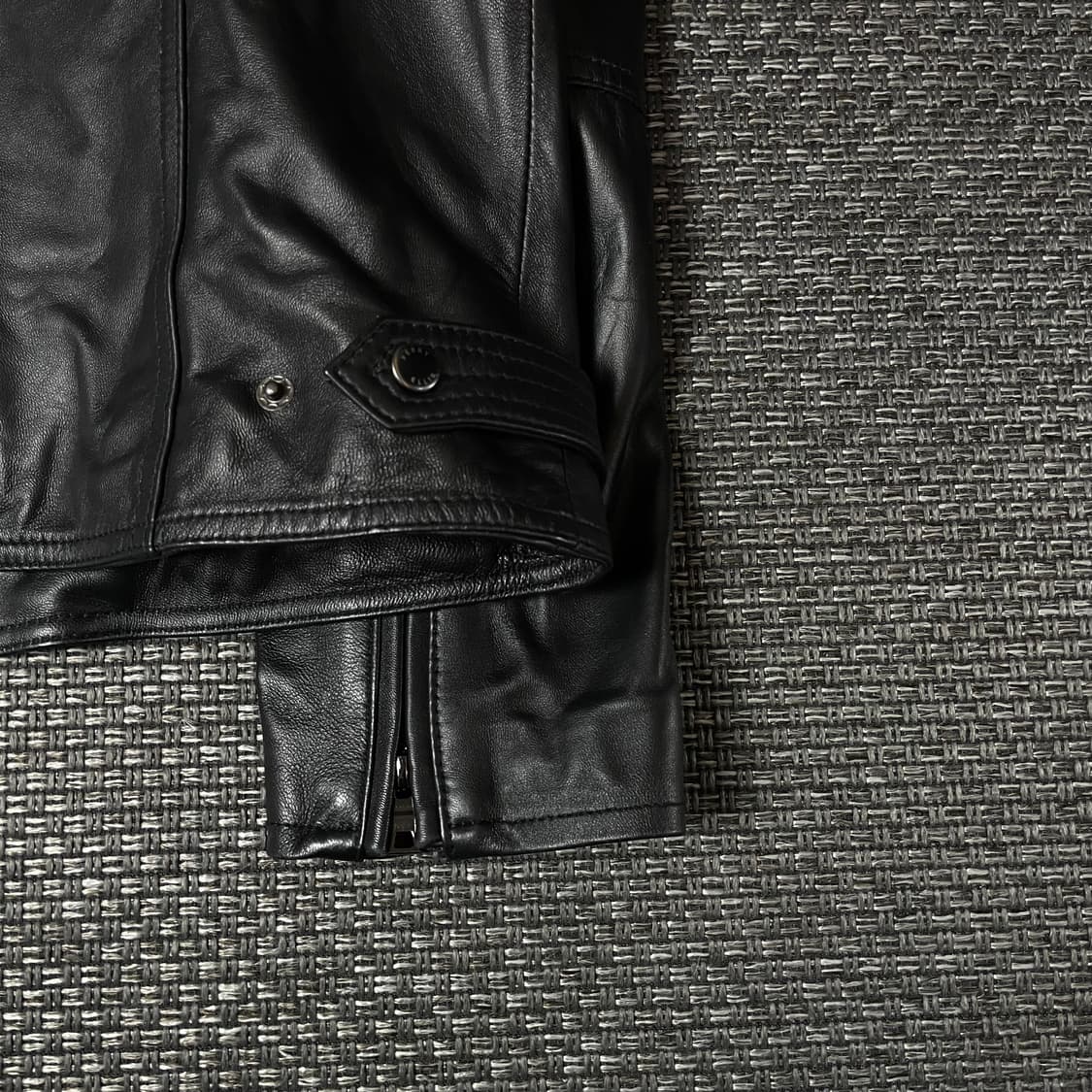 페리엘리스 블랙 멀티포켓 가죽 자켓 95 상품이미지6