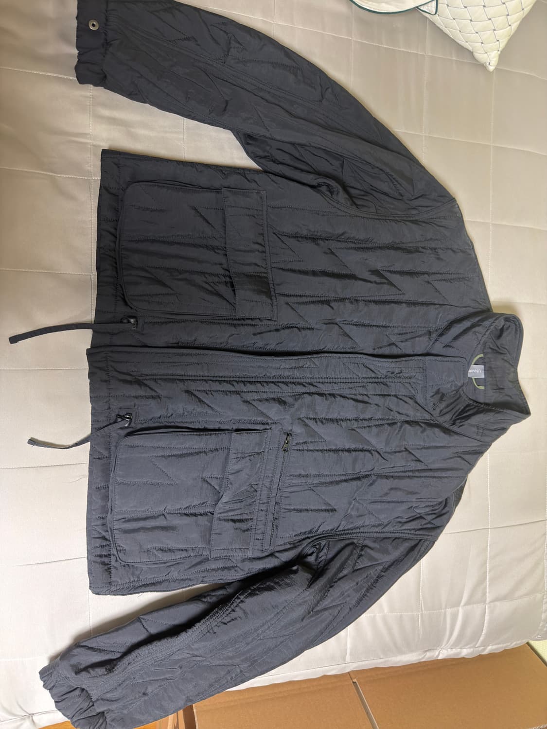 언어펙티드 퀄티드 블루종 L사이즈 상품이미지1