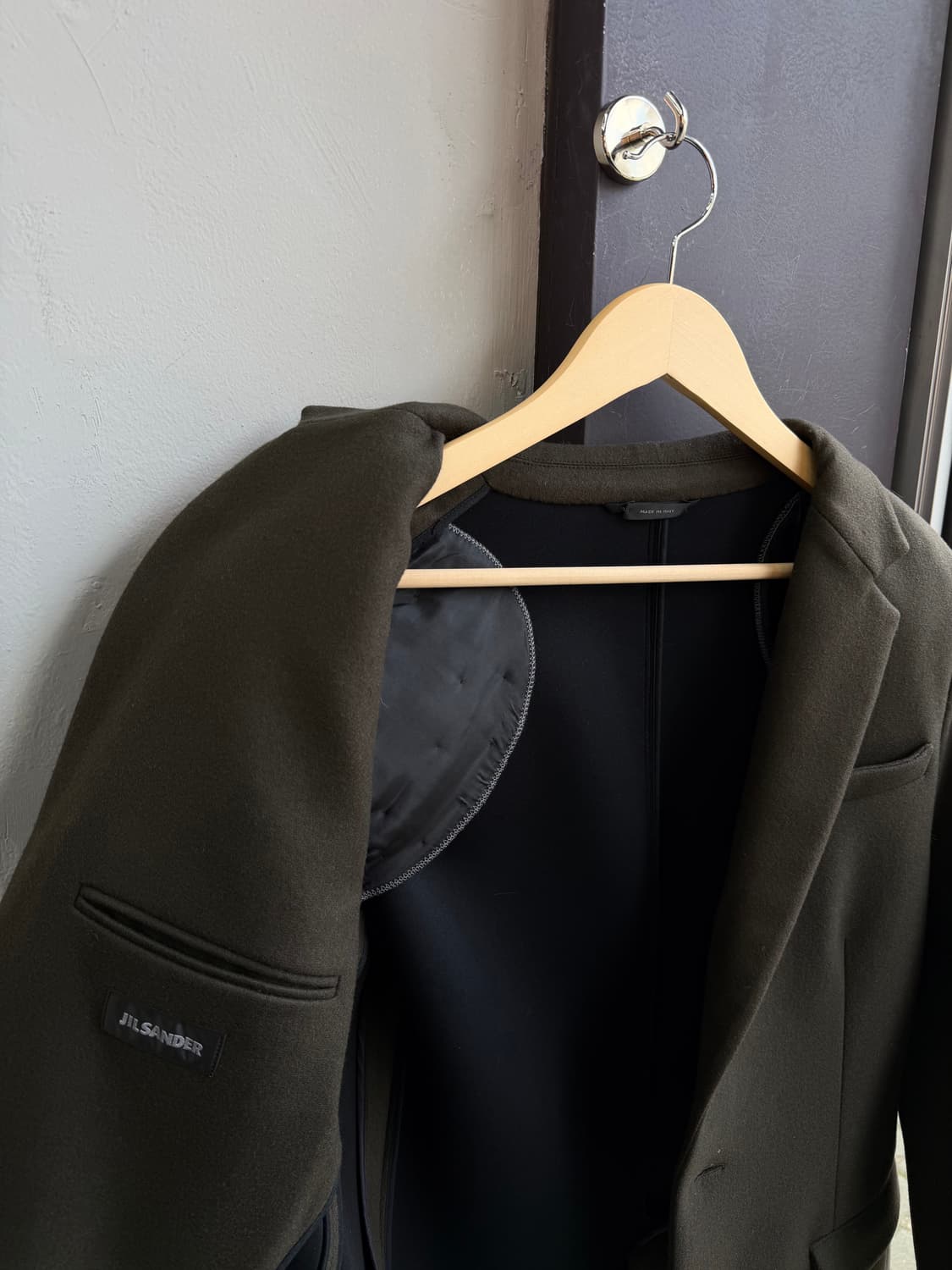 95~100/ 질샌더 울 싱글 블레이저 코트자켓 상품이미지6