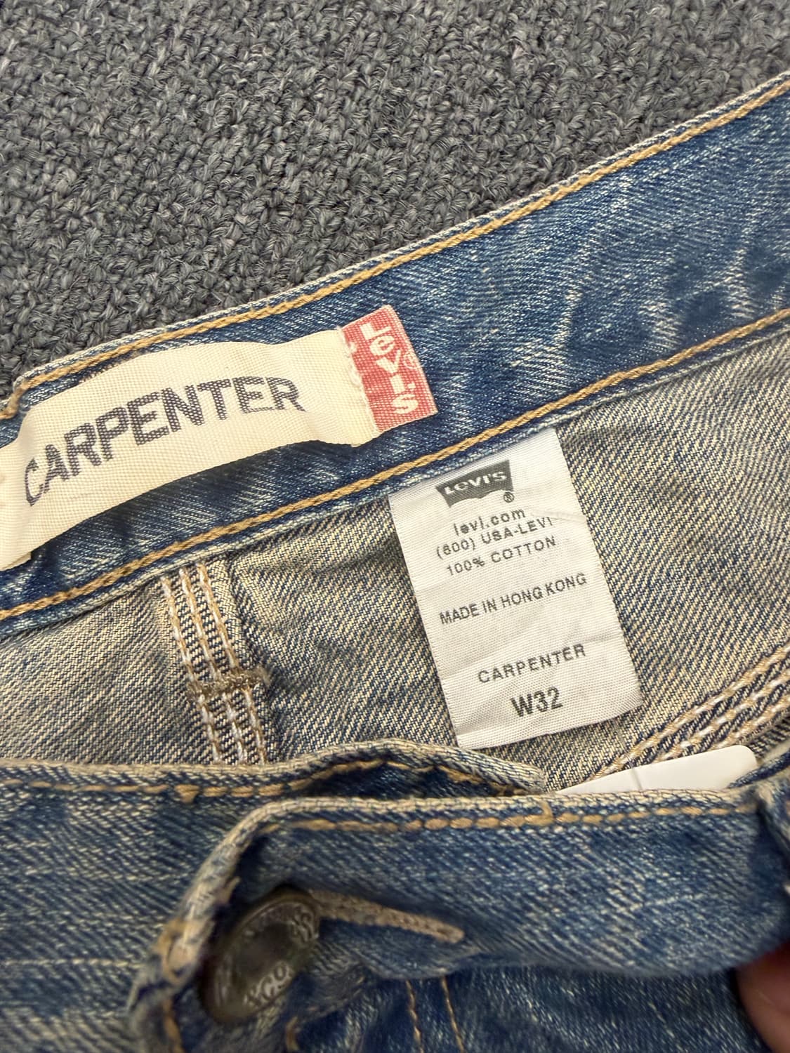 32)리바이스 빈티지 카펜터 버뮤다 데님팬츠 상품이미지5