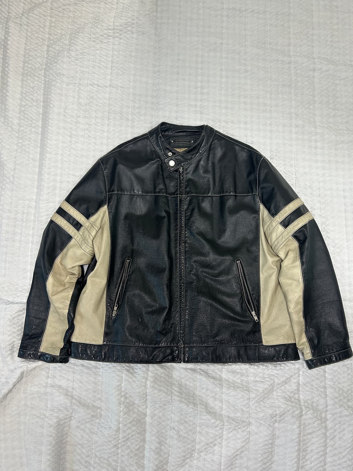 [2XL] 윌슨래더 바이커 가죽자켓 상품이미지1