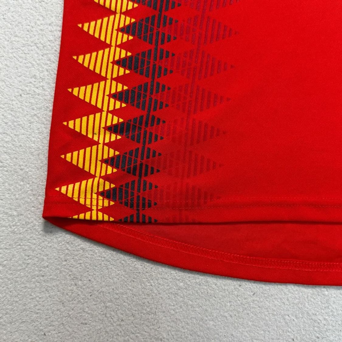 스페인 축구 국가대표 유니폼 반팔 티셔츠 레드 M 상품이미지5