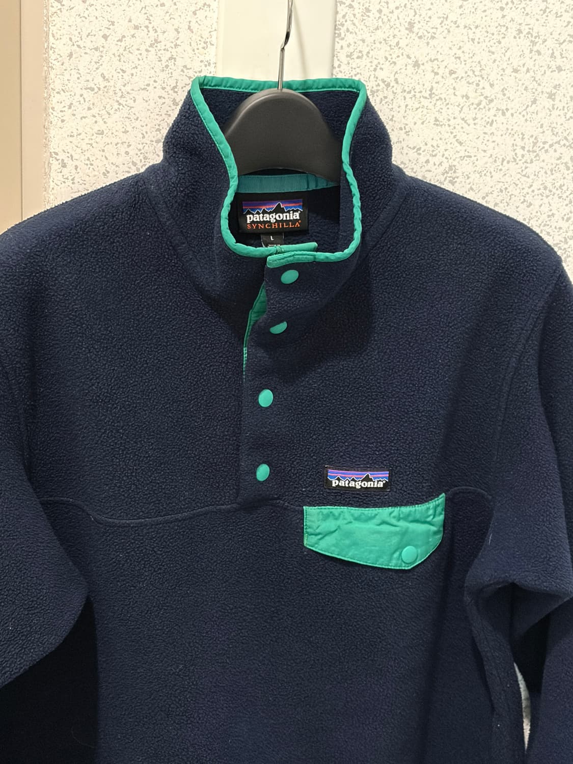 파타고니아 신칠라 네이비/그린민트 상품이미지2