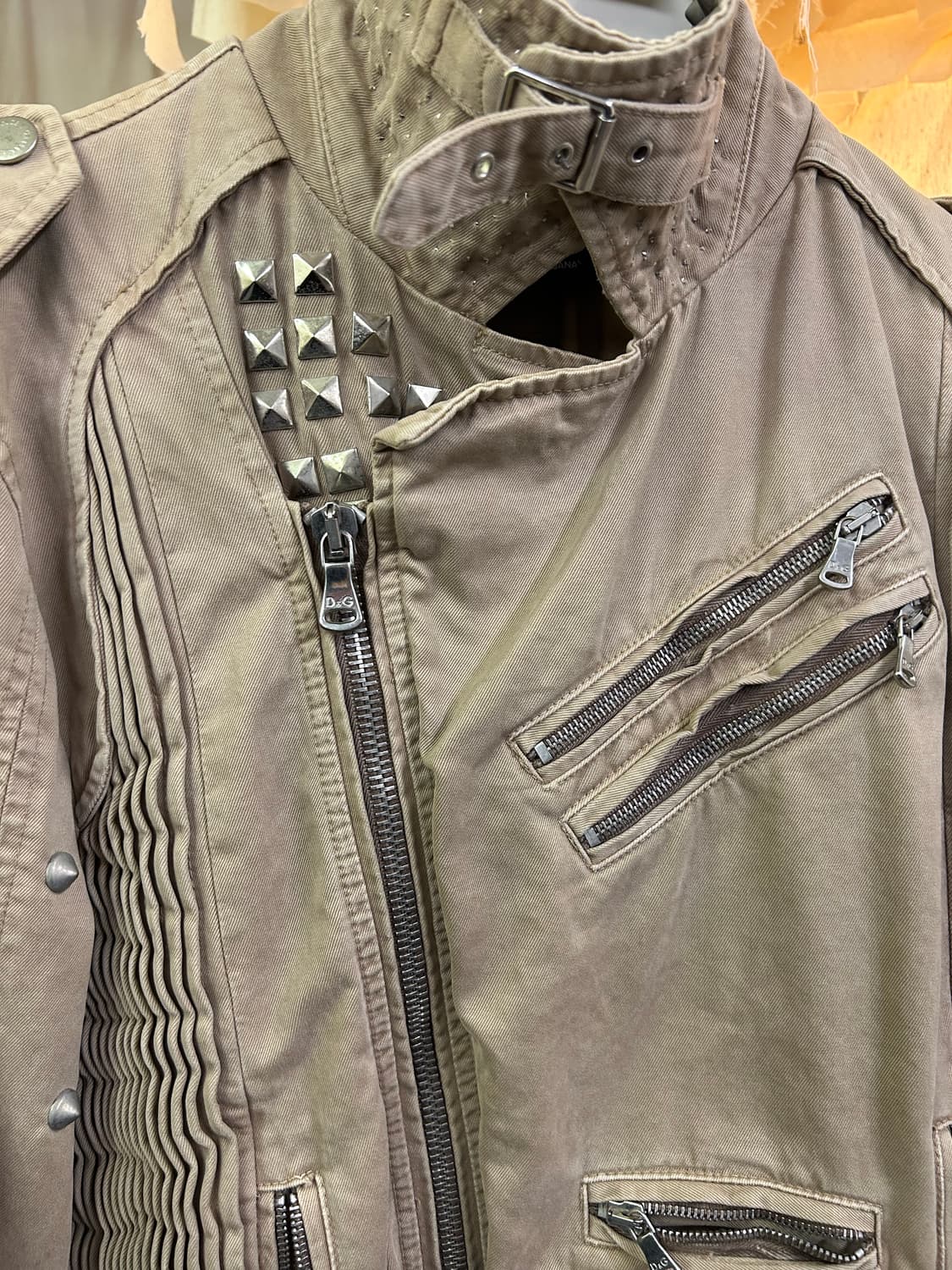 D&G 2008 S/S  Studded Denim Jacket 상품이미지7