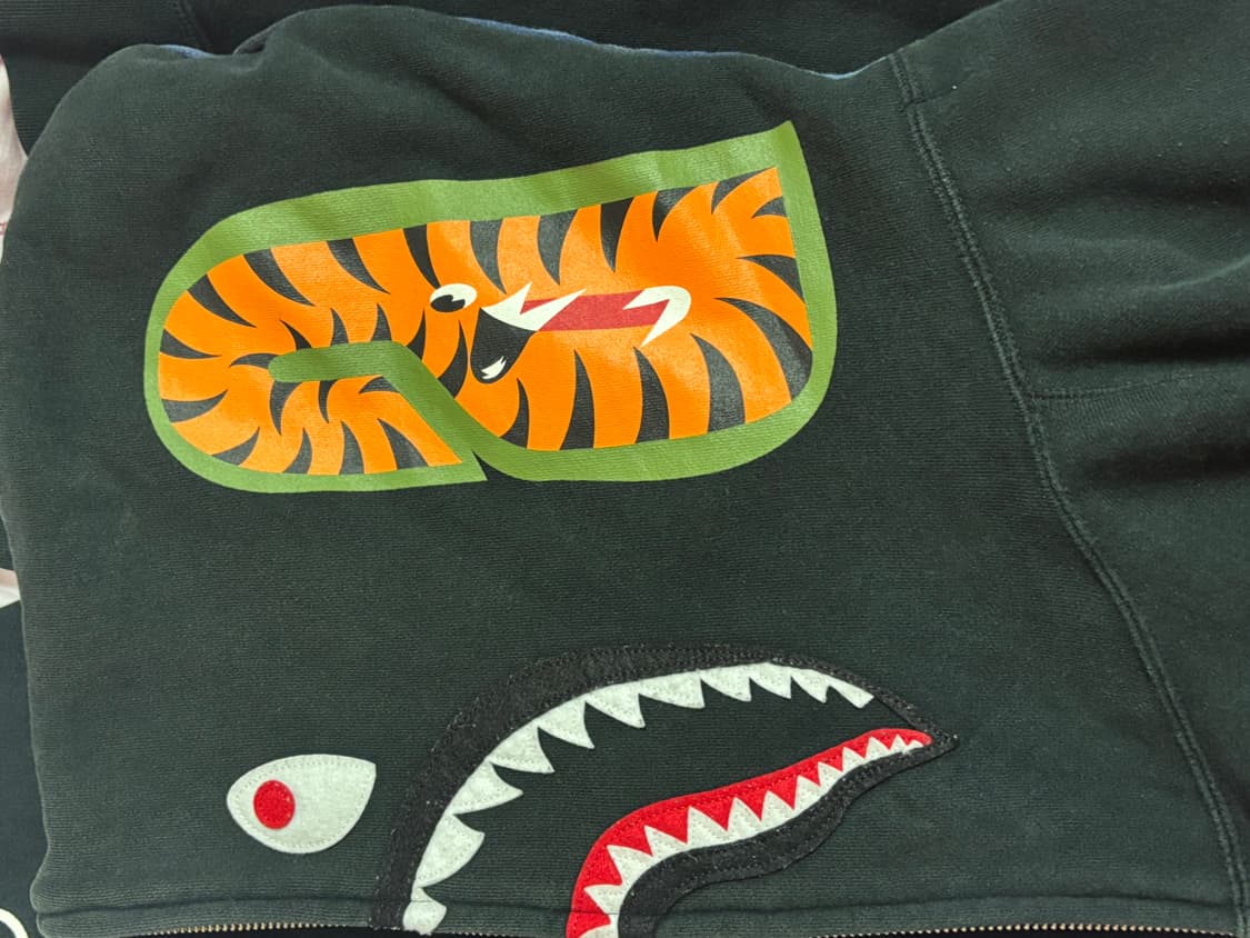 베이프 반카모 후드집업 샤크 빈티지  상품이미지9