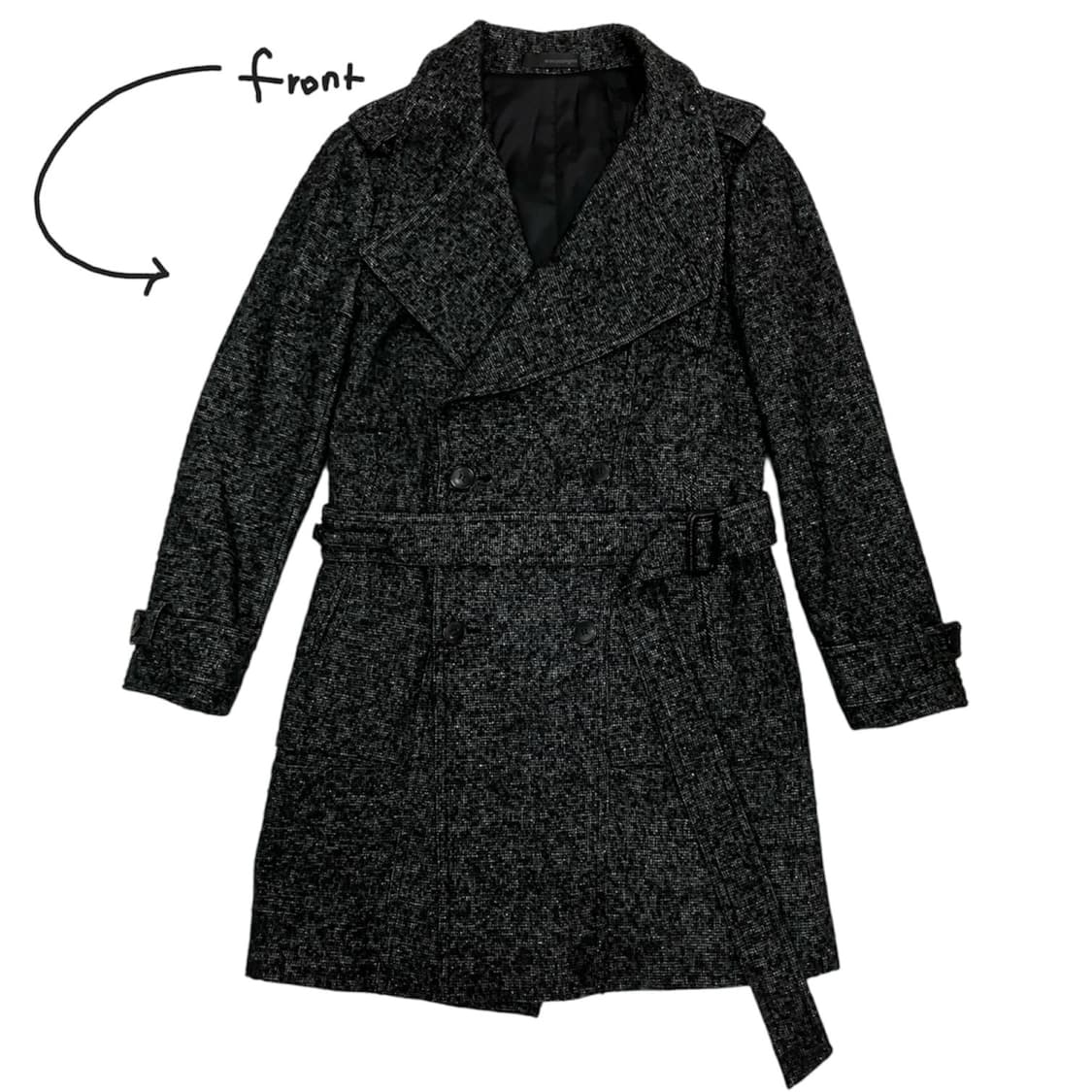 wooyoungmi 우영미 울 모직 더블 피코트 하프 코트 48 상품이미지2