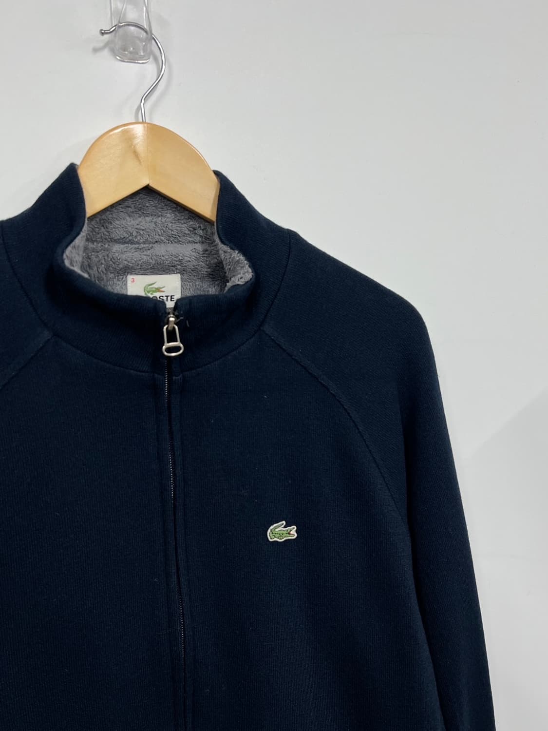 라코스테 네이비 후리스 집업 자켓 상품이미지2