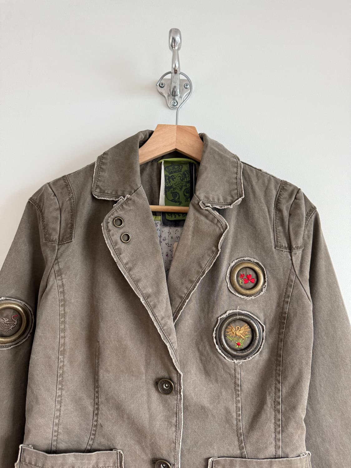 Pre owned Y2K 워싱 코튼 자켓(택 달린 제품) 상품이미지2