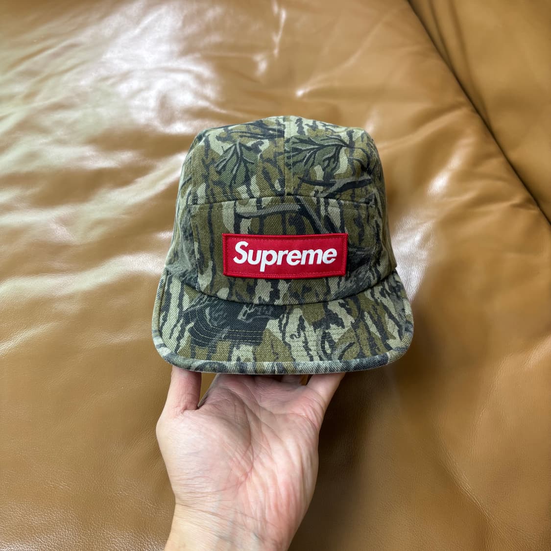 Supreme 슈프림 밀리터리 오크 카모 캠프캡 모자 (Oak Camo) 상품이미지2