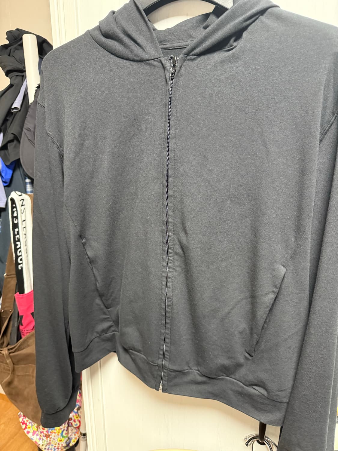 머듈 라운지 후드집업 블랙 3size 상품이미지1