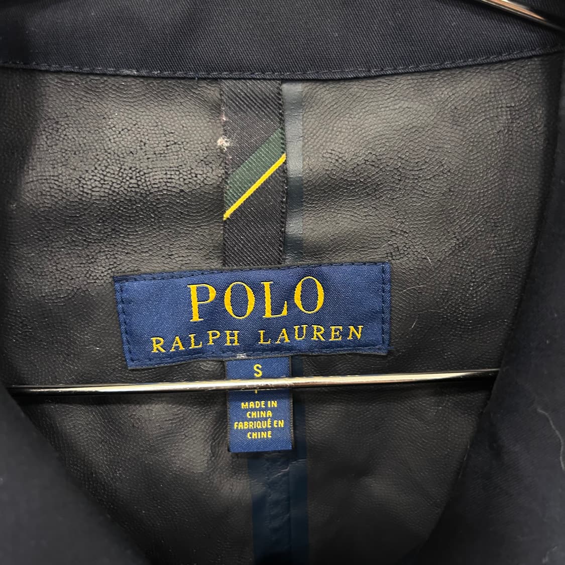 폴로 랄프로렌 히든버튼 네이비 트렌치코트 상품이미지3