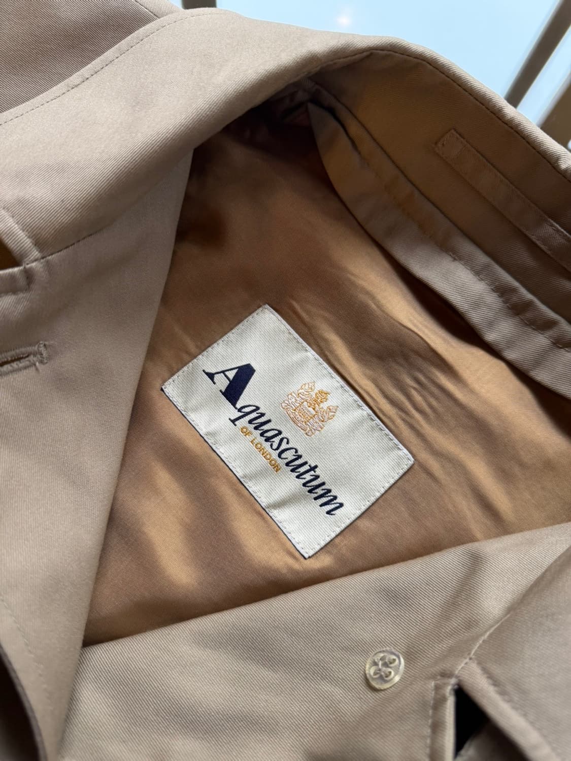 아쿠아스큐텀 래글런 코트 66~77 상품이미지8