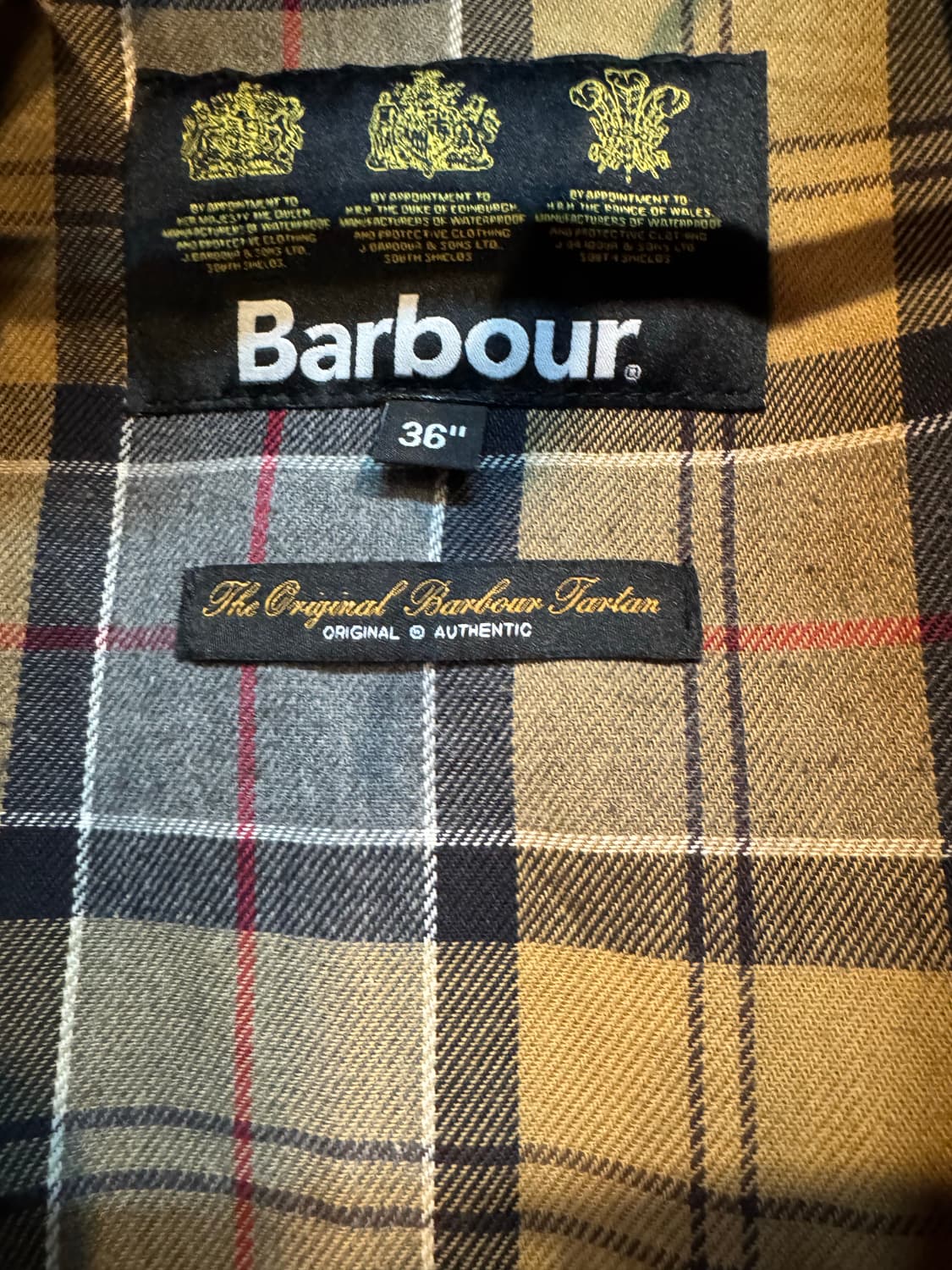 바버 왁싱 네이비 자켓 상품이미지3