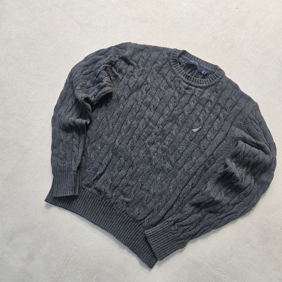 L 노티카 빈티지 케이블 니트 0325Y 상품이미지1