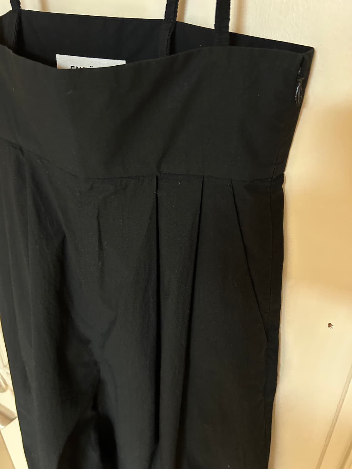 엔폴드 오버롤 디테일 와이드팬츠 상품이미지5