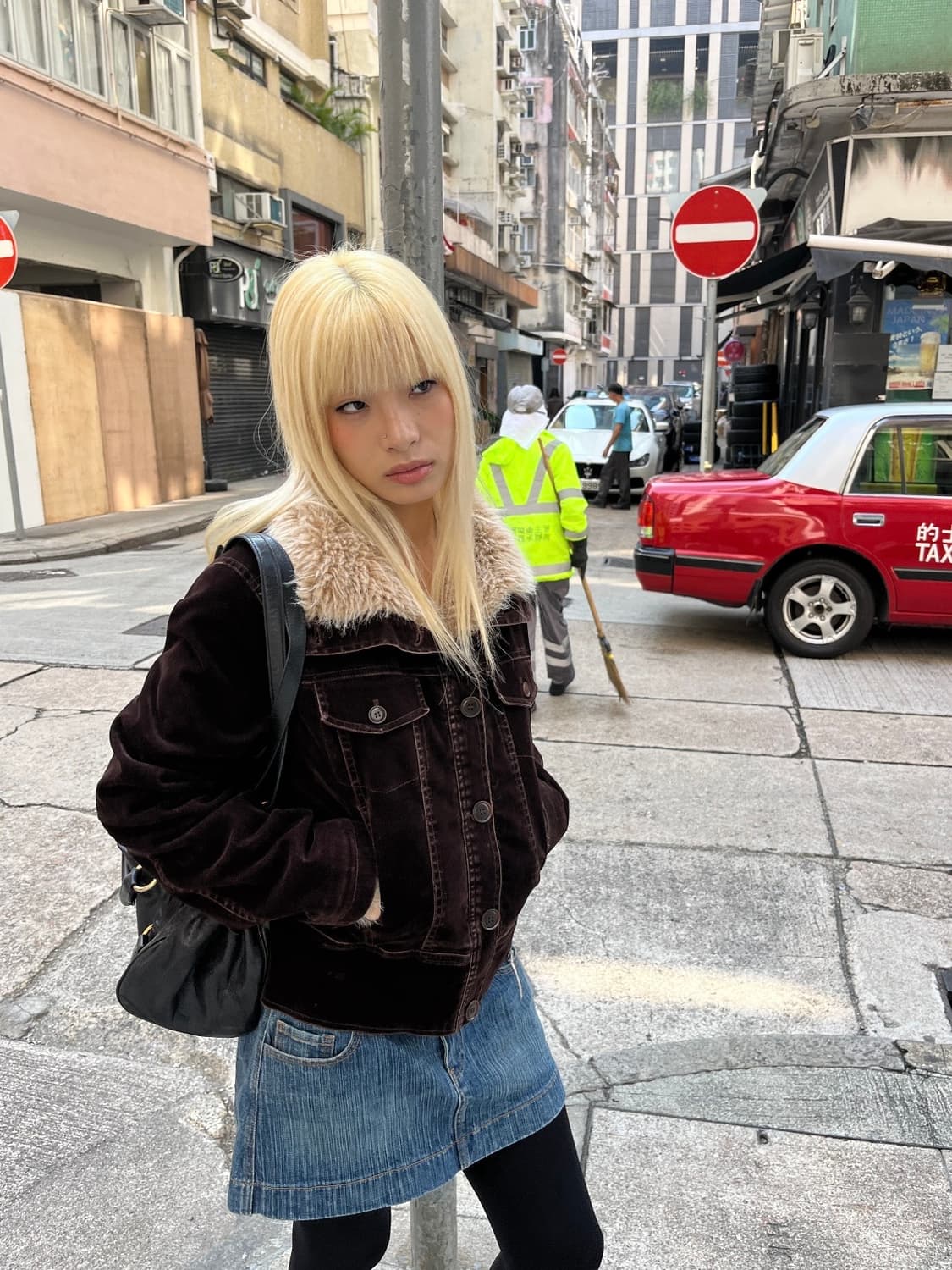 27thStreet 플란넬 브라운 재킷 상품이미지4