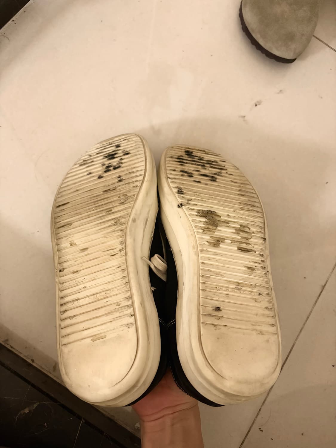 [43] 릭오웬스 다크쉐도우 빈티지 스니커즈 블랙밀크 상품이미지5