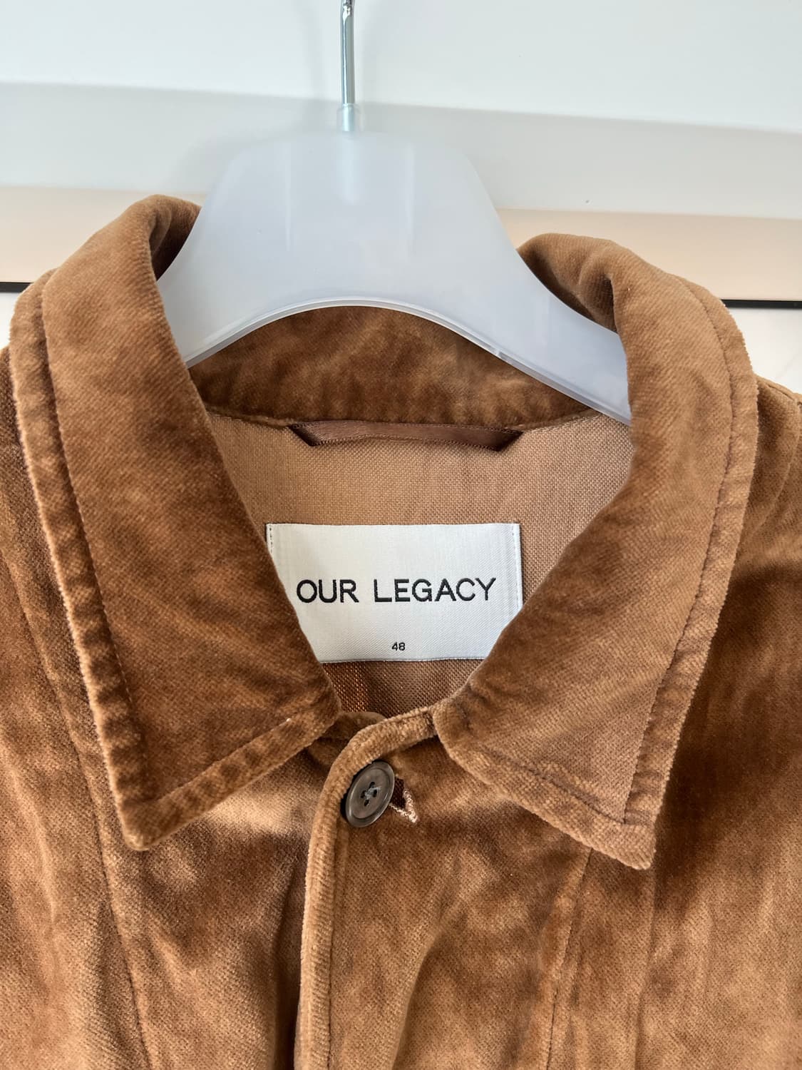 아워레가시(Our Legacy) 벨벳 아카이브 박스 자켓 메탈 브라운 상품이미지4