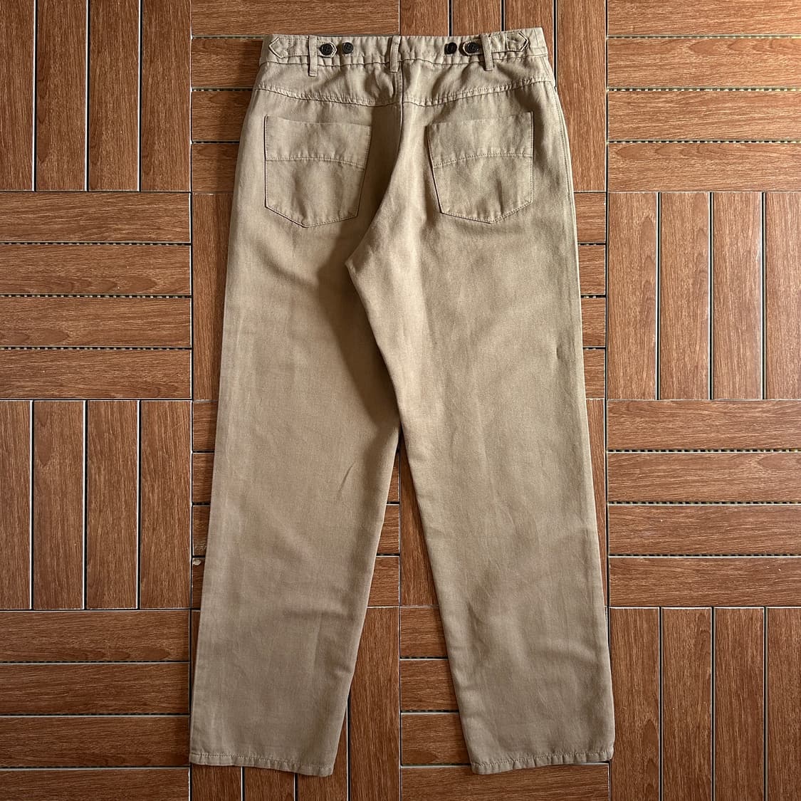 Pas De Calais cotton linen work pants 상품이미지2