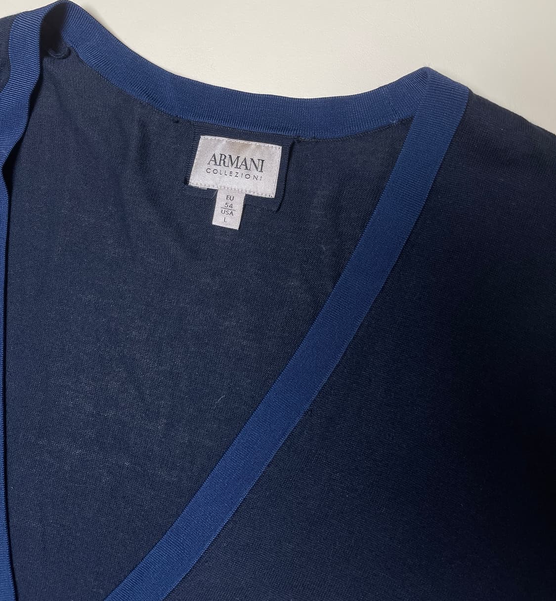 아르마니 콜레지오니 네이비 가디건 상품이미지3