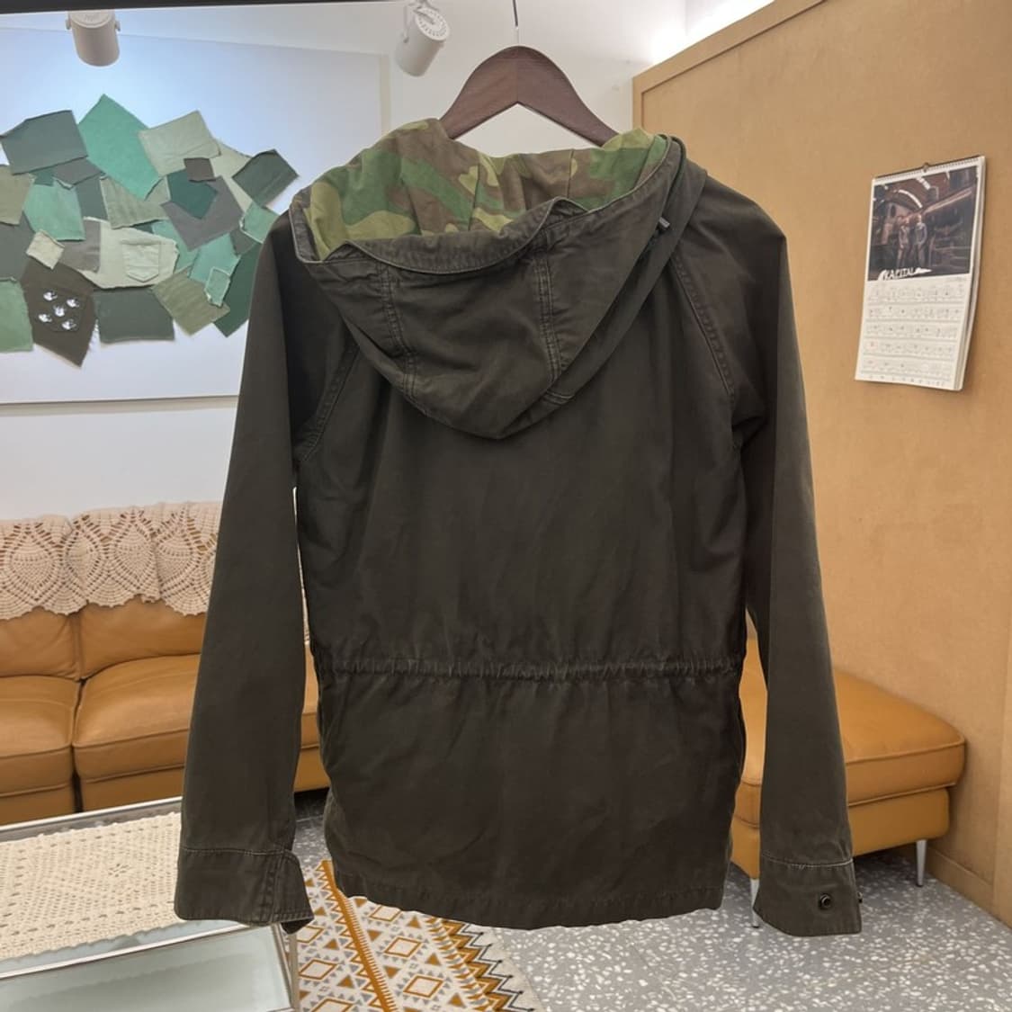 데님앤서플라이 랄프로렌 밀리터리 사파리 헌팅 야상 자켓 S C10754 상품이미지4