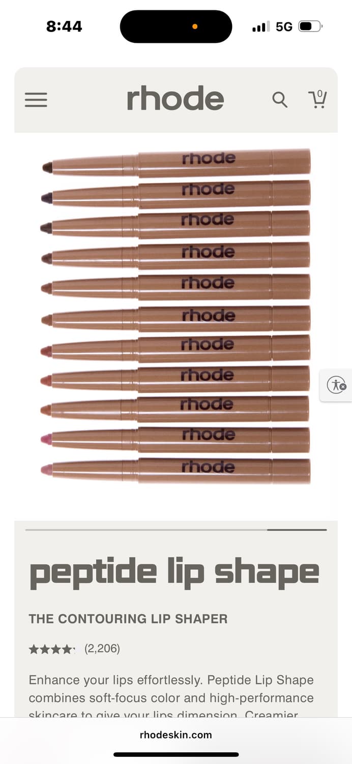 rhode 헤일리비버 로드 립 라이너 상품이미지1