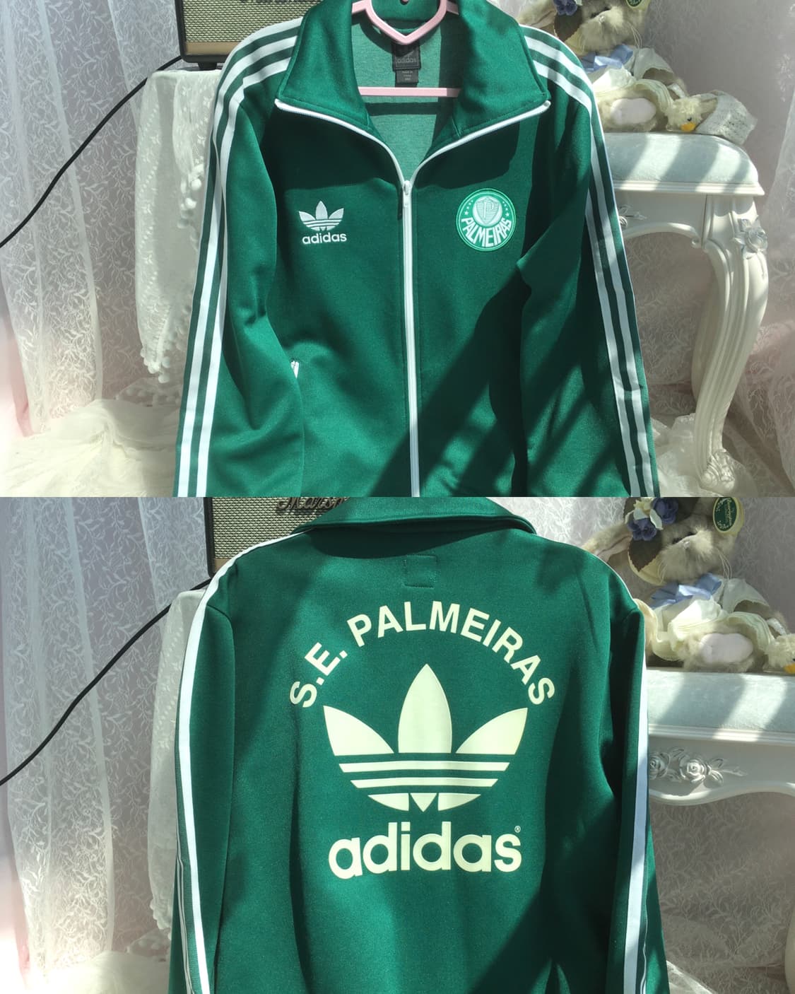 Adidas deep green pameiras jersey 상품이미지3