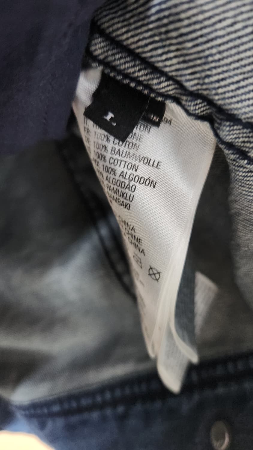 Diesel 메탈 스몰로고 트러커 데님자켓 L 105 상품이미지4