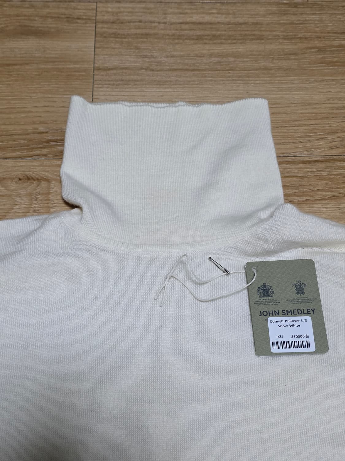XL 택포15만)24FW존스메들리 코넬 터틀넥 스노우화이트 상품이미지2