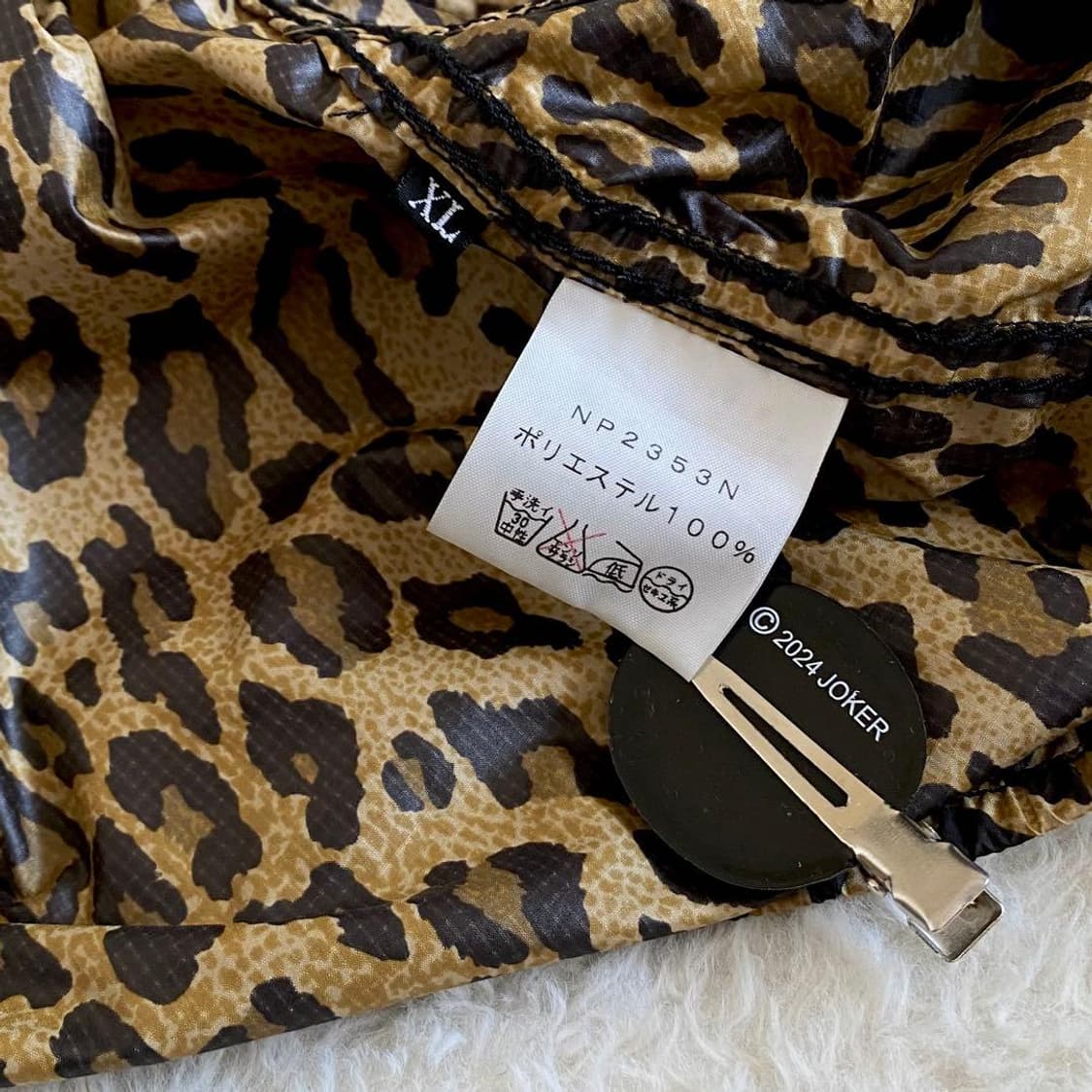 노스페이스 퍼플라벨 30D 퍼텍스 레오파드 프린트 마운틴 윈드 파카 상품이미지9