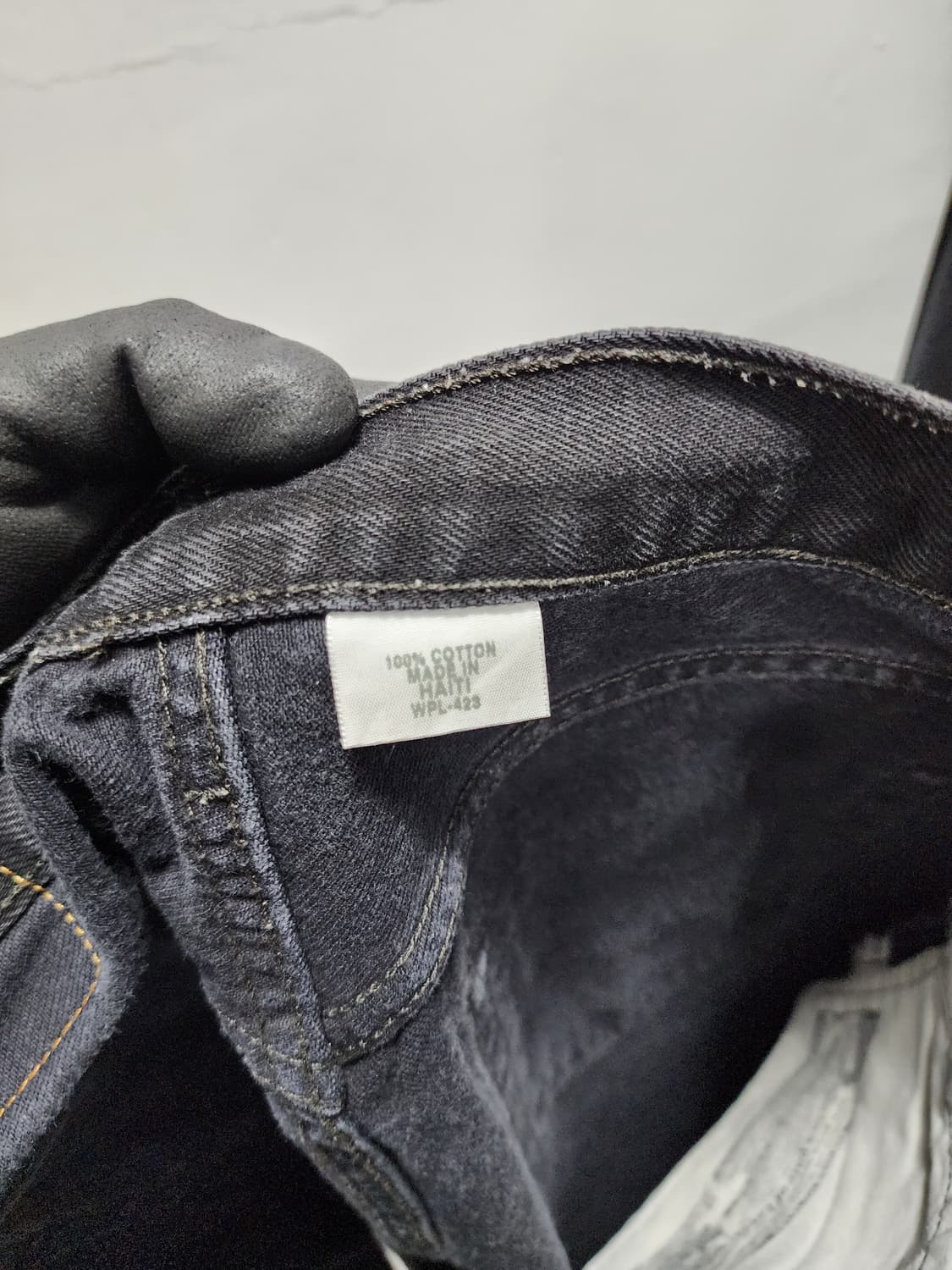 리바이스 501 블랙 데님 팬츠.. 상품이미지5